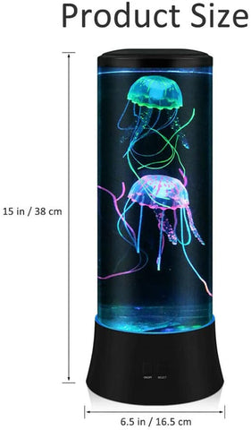 Novità lampada lava a LED con meduse - 7 colori - lampada d'atmosfera in stile acquario