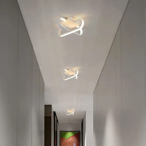 Plafoniera LED Dimmerabile, Lampada LED Personalità 18W Plafoniera LED 3 Temperature di Colore Lampada da Soffitto 3000K/6000K/4000K, Plafoniera LED per Soggiorno, Camera da Letto, Cucina, Corridoio, Ingressi