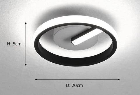 Tableau des tailles de plafonnier