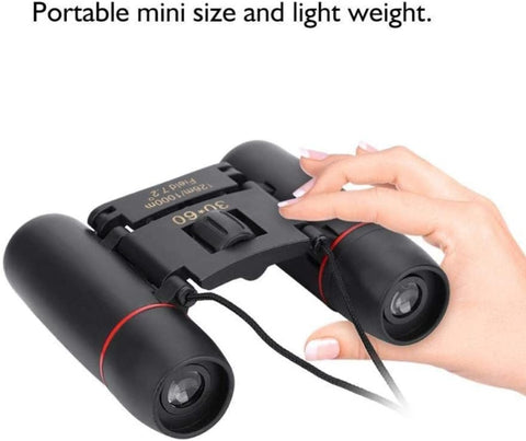 Goeco Mini telescopio pieghevole 30x60 Telescopio ottico ad alta risoluzione per viaggi e caccia
