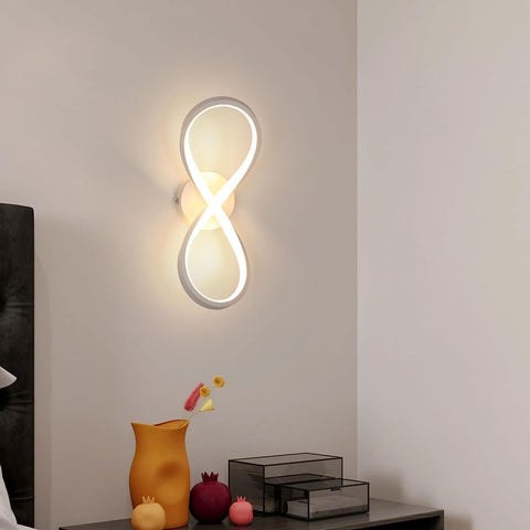 Plafoniera a LED dal design moderno bianco caldo 3000K lampada da soffitto per soggiorno camera da letto sala da pranzo ufficio bianco