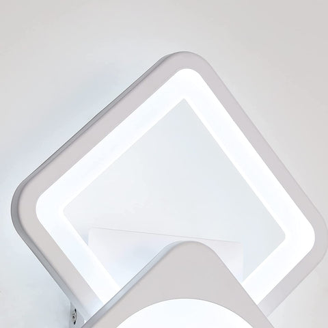 Applique a LED da 24 W dal design moderno, luce bianca fredda 6000 K, lampada da parete per interni per soggiorno, camera da letto, scale, corridoio, bagno 