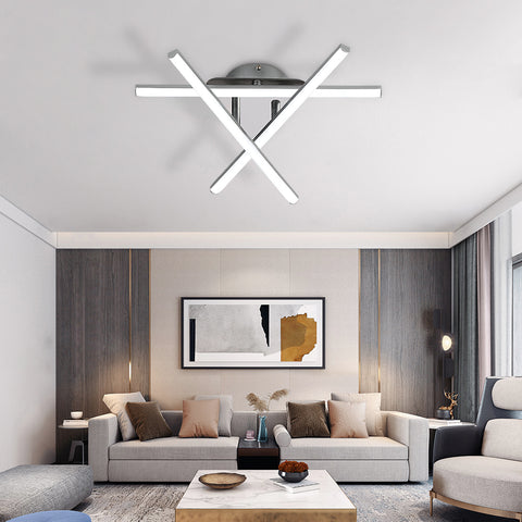 Lampada da soffitto a LED, Plafoniera a LED minimalista da 18 W, Luci bianche fredde, 6500K, LED integrati, Plafoniera per camera da letto, soggiorno, sala da pranzo, IP20