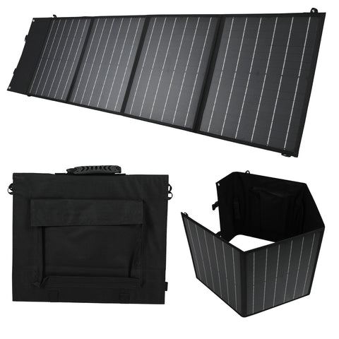 Titolo ottimizzato in francese: caricatore solare pieghevole da 100 W, 18 V, borsa portatile per attività all'aperto