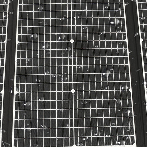 Pannello solare pieghevole impermeabile, attento ed efficiente, celle solari per campeggio all'aperto, caricatore per borsa, 100 W