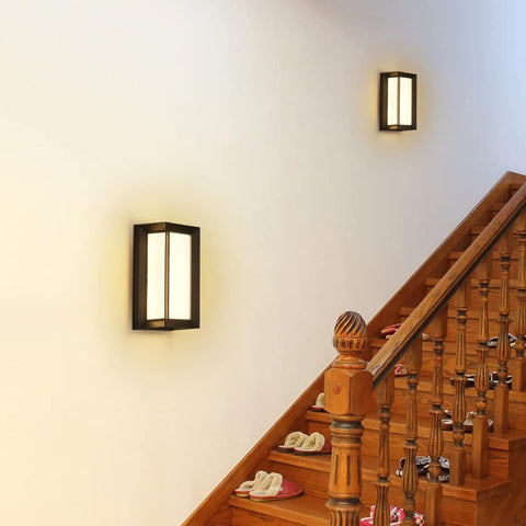 Applique da esterno a LED da 18 W, lampada da parete impermeabile IP65, illuminazione moderna bianco neutro 4000 K per cortile, giardino, terrazza, corridoio, sentiero, patio, villa - Illuminazione per esterni