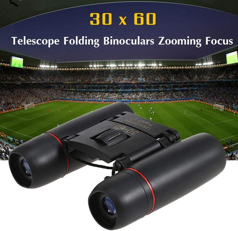 Goeco Mini telescopio pieghevole 30x60 Telescopio ottico ad alta risoluzione per viaggi e caccia