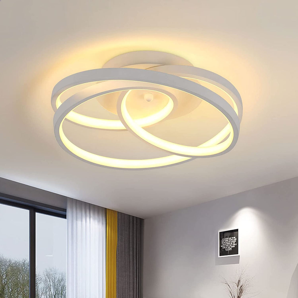 Plafonnier LED Design moderne Rond Lampe de Plafond 40W