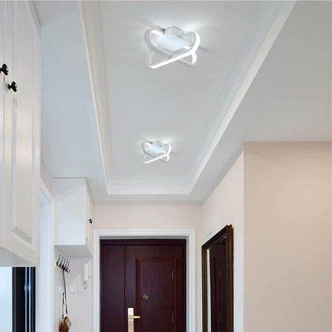 Plafoniera LED Dimmerabile, Lampada LED Personalità 18W Plafoniera LED 3 Temperature di Colore Lampada da Soffitto 3000K/6000K/4000K, Plafoniera LED per Soggiorno, Camera da Letto, Cucina, Corridoio, Ingressi