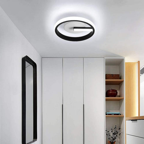 Plafoniera a LED, moderna lampada da soffitto 13W, Ø20CM Plafoniera a LED in acrilico per cucina, camera da letto, corridoio, bianco freddo 6500K