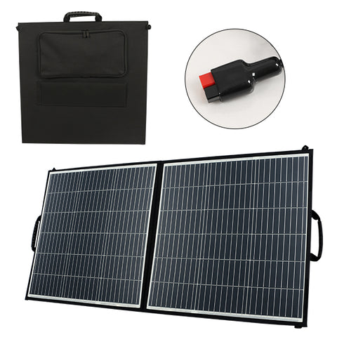 Pannello solare da 100 W per centrale elettrica, ricarica solare portatile Ricarica rapida USB A QC3.0 PD 45 W Porte USB-C CC IP65 IP65 per generatore/alimentazione solare, laptop, iPad