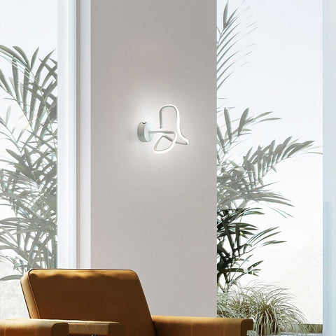 Plafoniera a LED da 16 W, moderna lampada da soffitto in metallo acrilico e alluminio, luce bianca 6000 K, moderna plafoniera a LED per soggiorno, camera da letto e cucina.