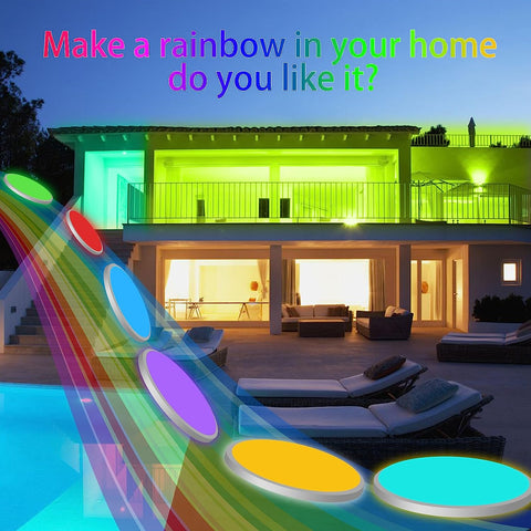 Plafoniera a LED dimmerabile RGB 3000K-6500K Plafoniera a LED rotonda per bagno IP54 impermeabile per bagno, camera da letto, soggiorno, cucina ?30CM 