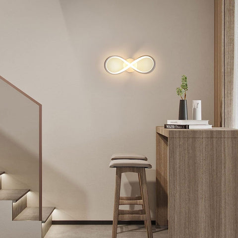 Plafoniera a LED dal design moderno bianco caldo 3000K lampada da soffitto per soggiorno camera da letto sala da pranzo ufficio bianco