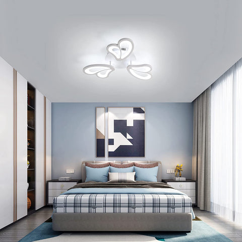 Plafoniera LED 45W, Lampada da soffitto LED 4050LM 6500K per Bagno Cucina Soggiorno Camera da letto Balcone Garage