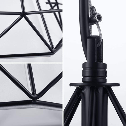 Lampadario Industriale,Lampadario Industriale Vintage a Forma di Diamante,Lampada da Soffitto in Metallo per Soggiorno Ristorante,Nero