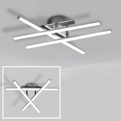 Lampada da soffitto a LED, Plafoniera a LED minimalista da 18 W, Luci bianche fredde, 6500K, LED integrati, Plafoniera per camera da letto, soggiorno, sala da pranzo, IP20
