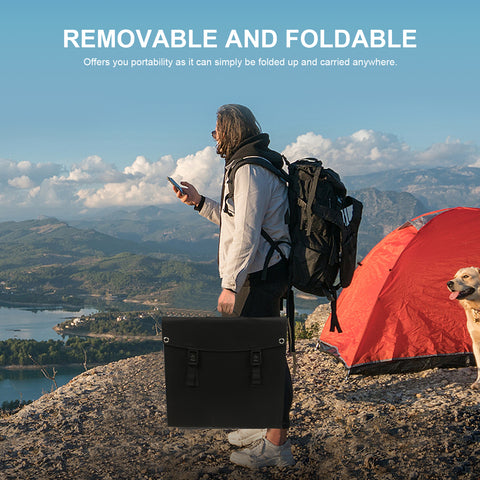 20V 75W pieghevole pannello solare portatile a ricarica rapida caricabatteria solare banca di potere per il telefono camper orologi da esterno DC + USB