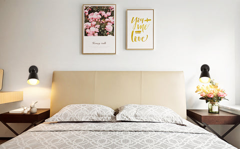 Lampade da parete per interni retrò, lampada da parete industriale vintage E27, faretti da parete in metallo e legno per camera da letto, balcone, corridoio, cucina, scale (nero)