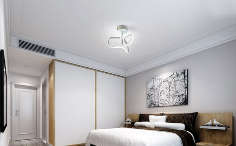 Plafoniera a LED da 16 W, moderna lampada da soffitto in metallo acrilico e alluminio, luce bianca 6000 K, moderna plafoniera a LED per soggiorno, camera da letto e cucina.