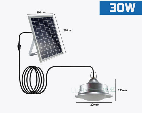 Lampada a sospensione solare per esterni da 55 LED