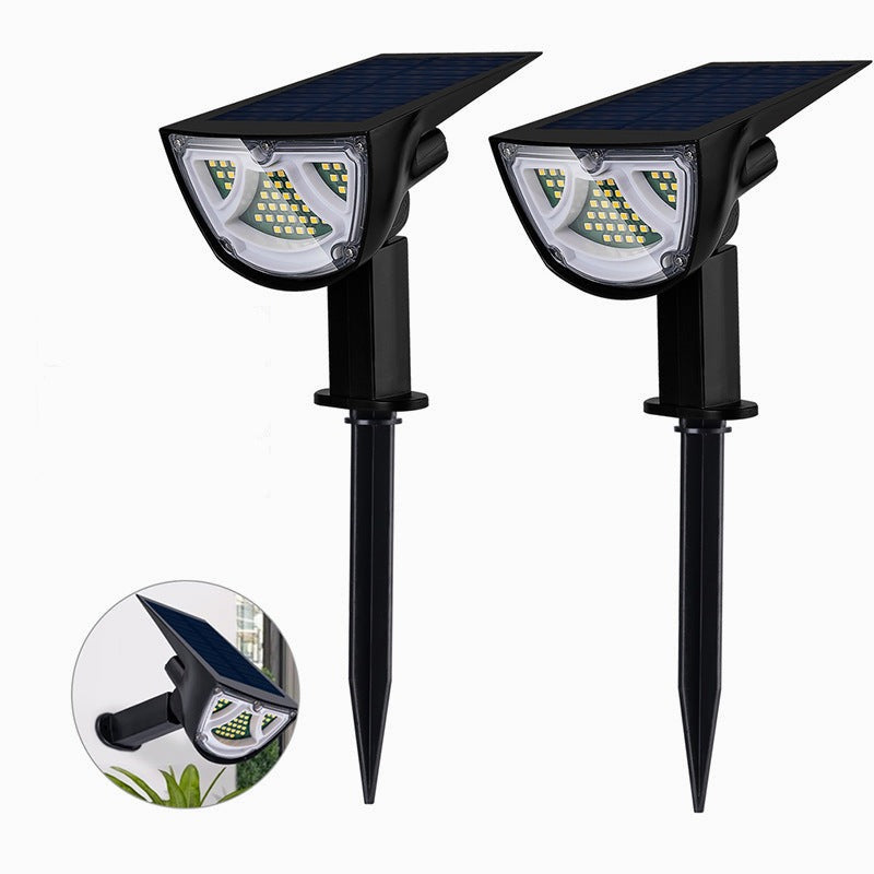 Lampada Solare da Giardino con Sensore di Movimento, Luci Solari per Esterni, Lampada da Parete per Esterni Impermeabile IP65, Luce Solare Super Luminosa 43LED 650lm, Confezione da 2