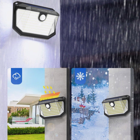 Lampada da parete solare a LED [Classe energetica E]