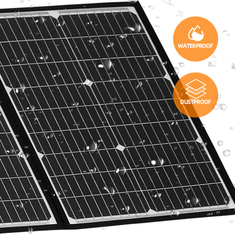 Pannello solare pieghevole Pannello solare portatile da 150 W per la maggior parte dei generatori solari, computer portatili con centrali elettriche, telefoni cellulari, attività all'aperto, campeggio