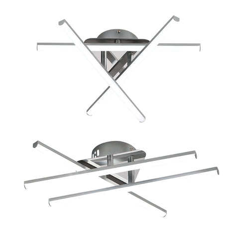 Lampada da soffitto a LED, Plafoniera a LED minimalista da 18 W, Luci bianche fredde, 6500K, LED integrati, Plafoniera per camera da letto, soggiorno, sala da pranzo, IP20
