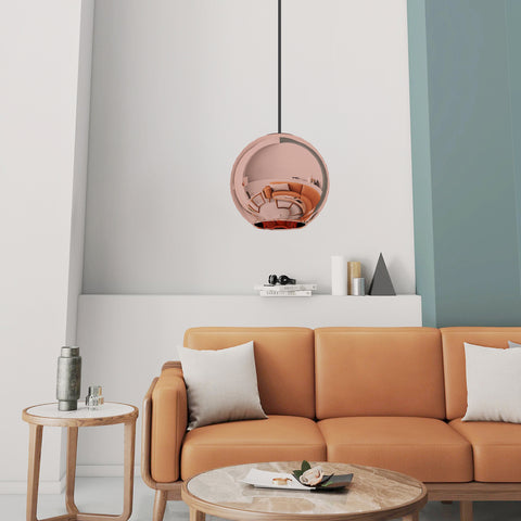 Lampadario a sospensione 25cm E27 led ampolla in vetro pirex soffiato colorato a goccia lampadario classico moderno Senza lampadina