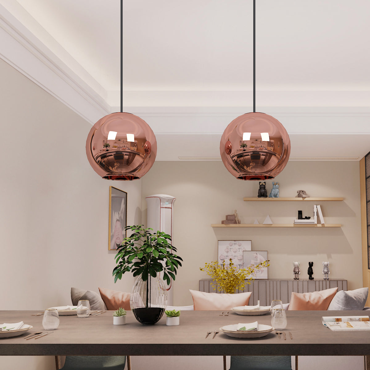 Lampadario a sospensione 25cm E27 led ampolla in vetro pirex soffiato colorato a goccia lampadario classico moderno Senza lampadina