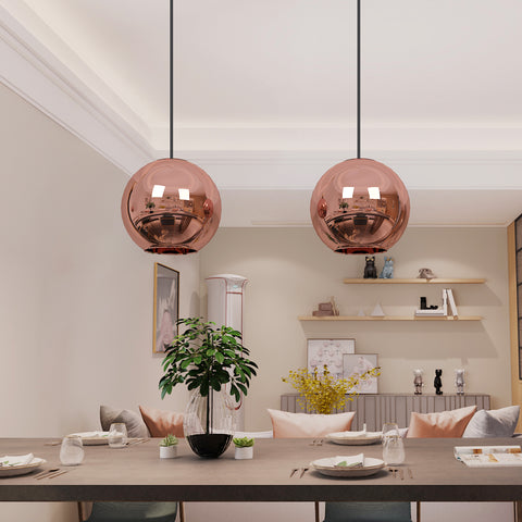 Lampadario a sospensione 25cm E27 led ampolla in vetro pirex soffiato colorato a goccia lampadario classico moderno Senza lampadina