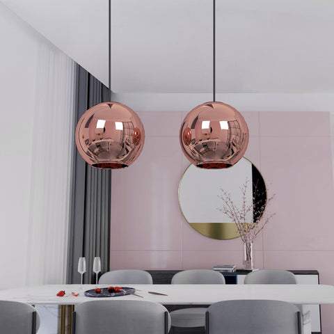 Lampadario a sospensione 25cm E27 led ampolla in vetro pirex soffiato colorato a goccia lampadario classico moderno Senza lampadina