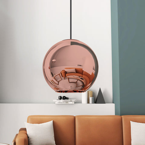 Lampadario a sospensione 25cm E27 led ampolla in vetro pirex soffiato colorato a goccia lampadario classico moderno Senza lampadina