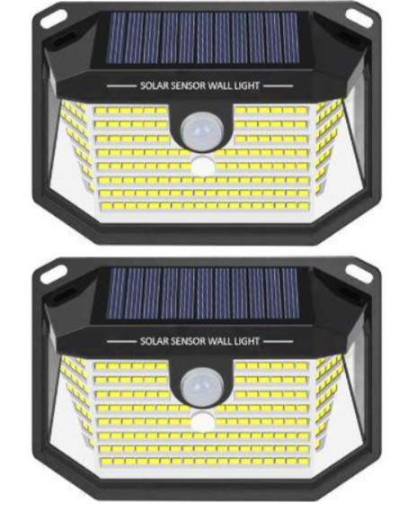 Lampada da parete solare a LED [Classe energetica E]
