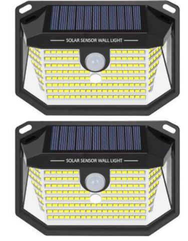 Lampada da parete solare a LED [Classe energetica E]